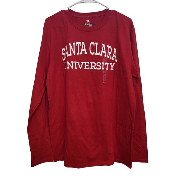 Fanatics Other - NEW SCU SANTA CLARA UNIVERSITY LONG SLEEVE RED T-SHIRT - L